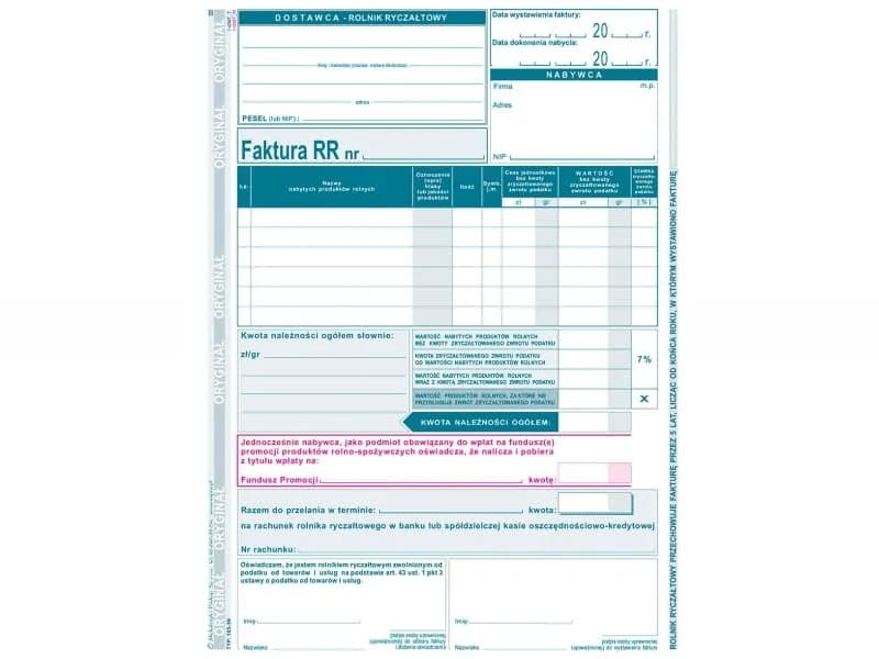 Faktura RR – kto wystawia i jak uniknąć problemów z VAT? Faktura RR – kto wystawia i jak uniknąć problemów z VAT?